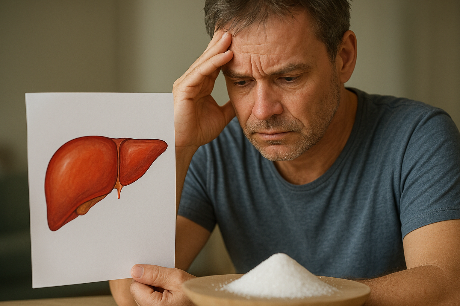 Lav testosteron kan forverre effekten av sukker på leveren